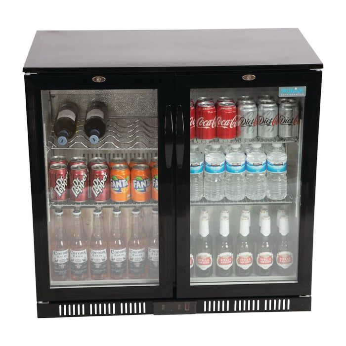 Polar G-Series Back Bar Cooler with Hinged Doors 198Ltr Polar