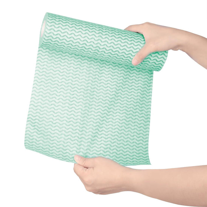 Jantex Non Woven Cloth Green (Roll of 100 Sheets) Jantex