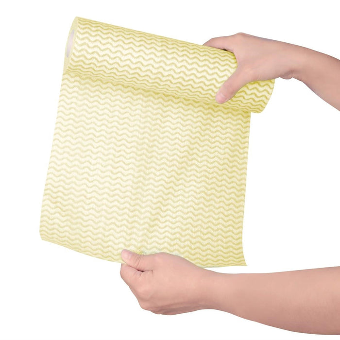 Jantex Non Woven Cloth Yellow (Roll of 100 Sheets) Jantex