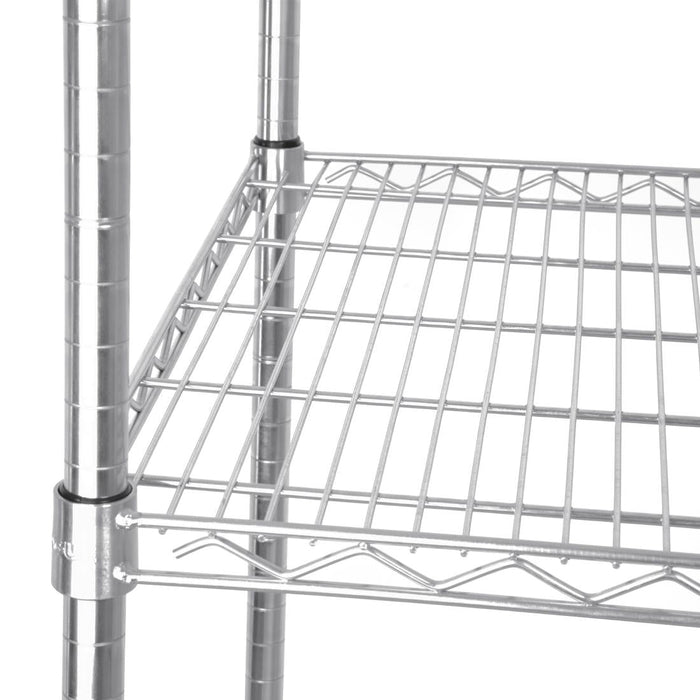 Vogue 4 Tier Wire Shelving Kit 1830x460mm Vogue