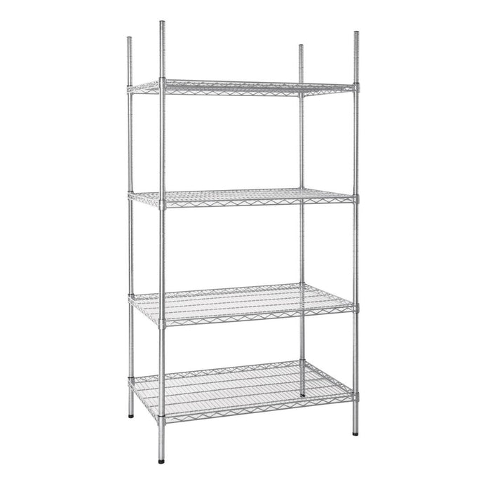Size: 1853(H) x 915(W) x 610(D)mm. Material: Galvanised Zinc. Flat packed
