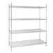 Size: 1853(H) x 1525(W) x 610(D)mm. Material: Galvanised Zinc. Flat packed