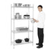 Vogue 4 Tier Wire Shelving Kit 915x460mm Vogue