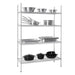 Vogue 4 Tier Wire Shelving Kit 1220x460mm Vogue