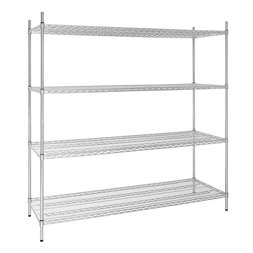 Size: 1853(H) x 1830(W) x 610(D)mm. Material: Galvanised Zinc. Flat packed