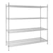 Size: 1853(H) x 1830(W) x 610(D)mm. Material: Galvanised Zinc. Flat packed