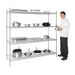 Vogue 4 Tier Wire Shelving Kit 1830x610mm Vogue
