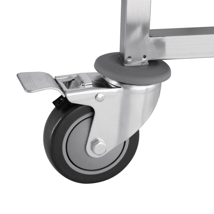 Vogue Mobile Plate Rack 84 Plates Vogue