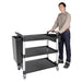 Vogue Polypropylene Mobile Trolley Large Vogue