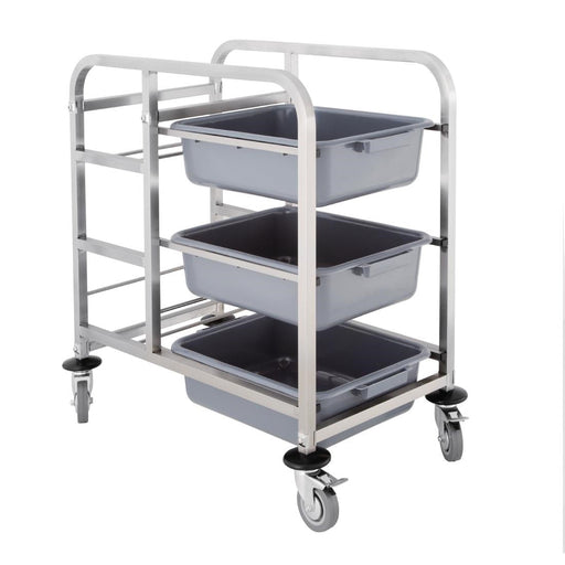 Vogue Stainless Steel Bussing Trolley Vogue
