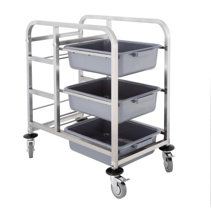 Vogue Stainless Steel Bussing Trolley Vogue