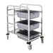 Vogue Stainless Steel Bussing Trolley Vogue