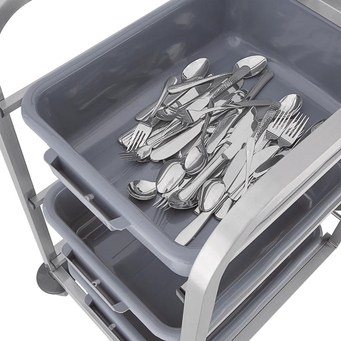 Vogue Stainless Steel Bussing Trolley Vogue
