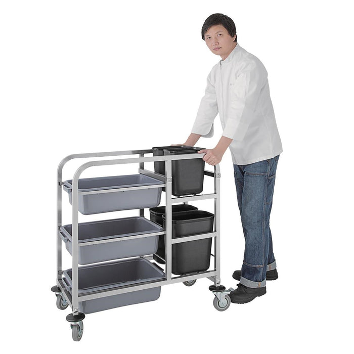 Vogue Stainless Steel Bussing Trolley Vogue