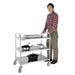 Vogue Stainless Steel 3 Tier Clearing Trolley Large Vogue
