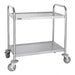 Material: Stainless steel. Size: 825(H) x 710(W) x 405(D)mm. Capacity: 128kg