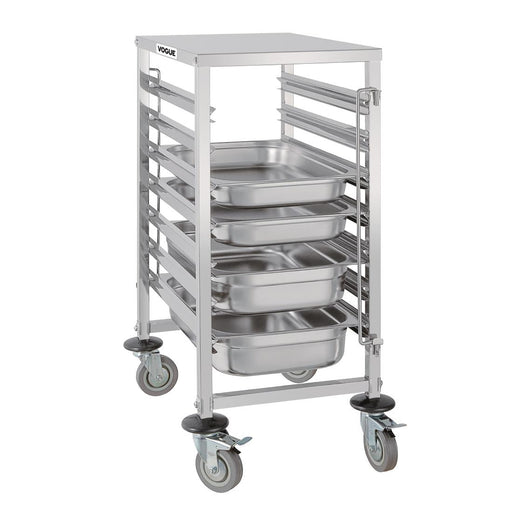 Vogue Gastronorm Racking Trolley 7 Level Vogue