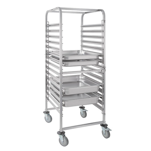 Vogue Gastronorm Racking Trolley 15 Level Vogue