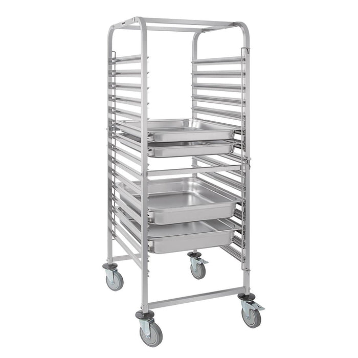 Vogue Gastronorm Racking Trolley 15 Level Vogue