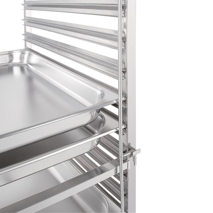 Vogue Gastronorm Racking Trolley 15 Level Vogue