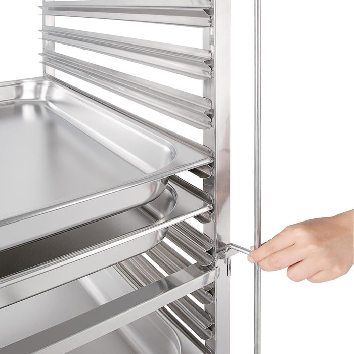 Vogue Gastronorm Racking Trolley 15 Level Vogue