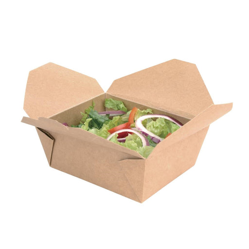 Fiesta Compostable Paperboard Food Cartons 1200ml / 42oz (200 Pack) Fiesta Compostable