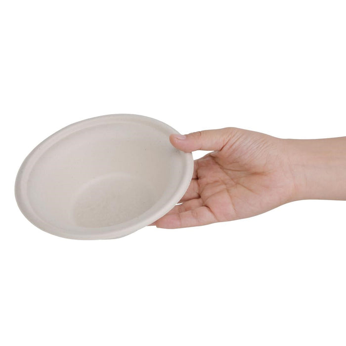 Fiesta Compostable Bagasse Round Bowls Natural Colour 11oz (50 Pack) Fiesta Compostable