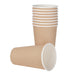 Fiesta Recyclable Single Wall Takeaway Coffee Cups Kraft 455ml / 16oz (50 Pack) Fiesta Recyclable