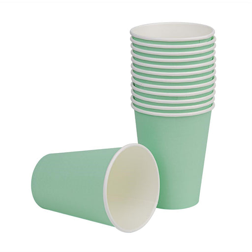 Fiesta Recyclable Single Wall Takeaway Coffee Cups Turquoise 340ml (1000 Pack) Fiesta Recyclable