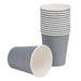 Fiesta Recyclable Coffee Cups Single Wall Charcoal 225ml / 8oz (1000 Pack) Fiesta Recyclable