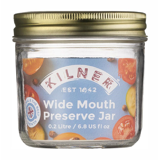 Kilner Wide Mouth Preserve Jar 200ml Kilner
