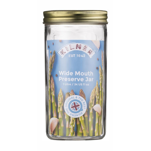Kilner Wide Mouth Preserve Jar 1000ml Kilner