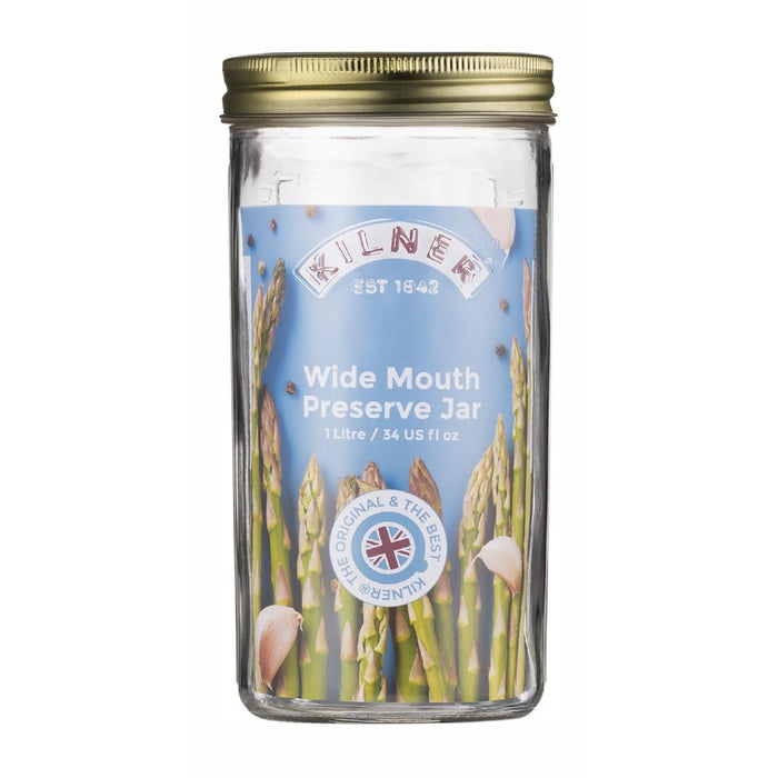 Kilner Wide Mouth Preserve Jar 1000ml Kilner