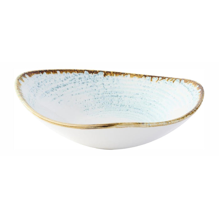 Churchill Homespun Accents Aquamarine Triangle Bowl 235mm (12 Pack) Churchill