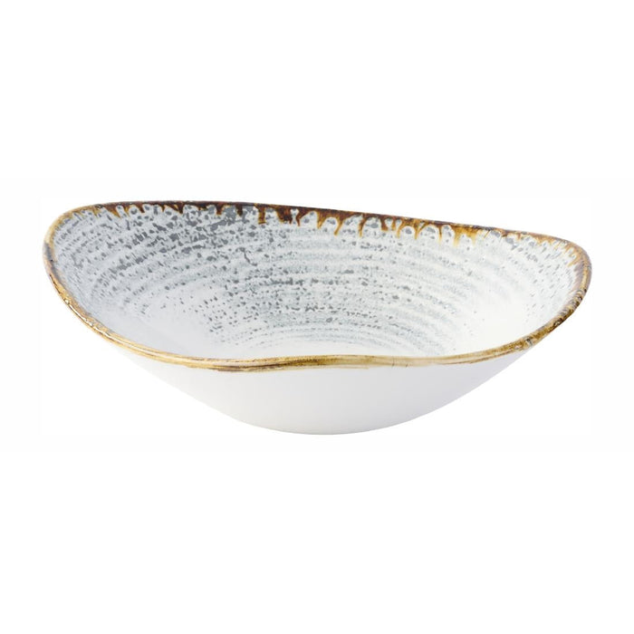 Churchill Homespun Accents Grey Triangle Bowl 235mm (12 Pack) Churchill