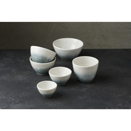 Churchill Studio Prints Raku Topaz Blue Snack Bowl 400ml (12 Pack) Churchill
