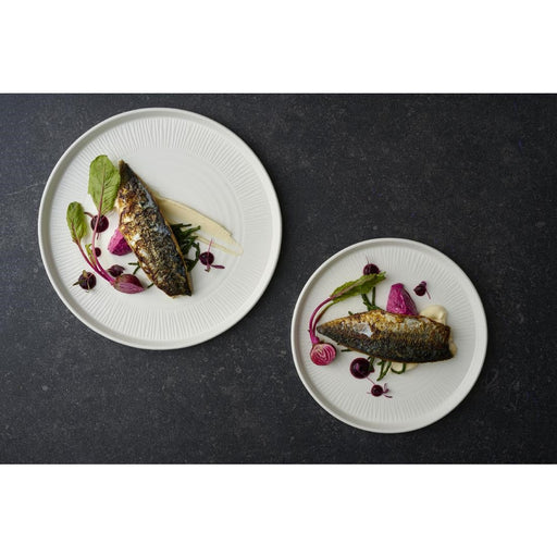 Churchill Bamboo White Walled Plate 260mm (6 Pack) Churchill