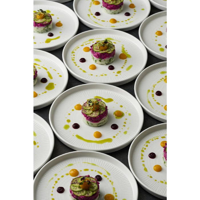 Churchill Bamboo White Walled Plate 260mm (6 Pack) Churchill