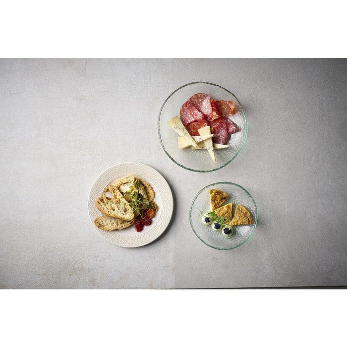 Churchill Isla Glass Clear Organic Glass Round Plate 295mm (6 Pack) Churchill