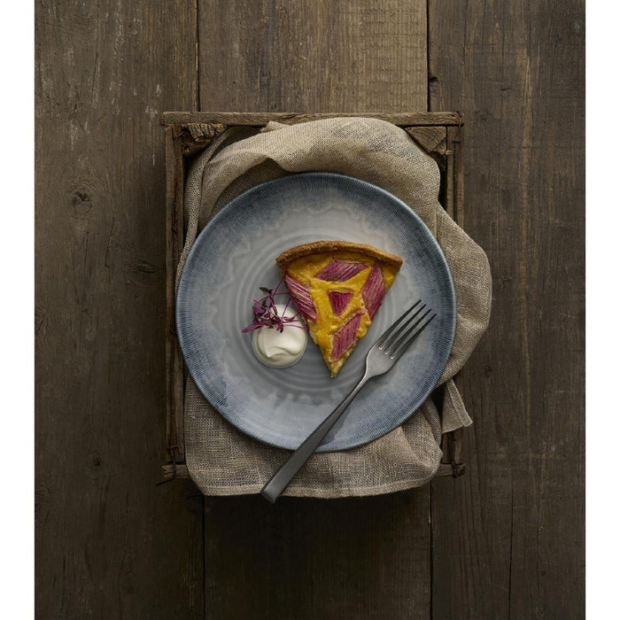 Dudson Harvest Flux Grey Organic Coupe Plate 230mm (12 Pack) Dudson