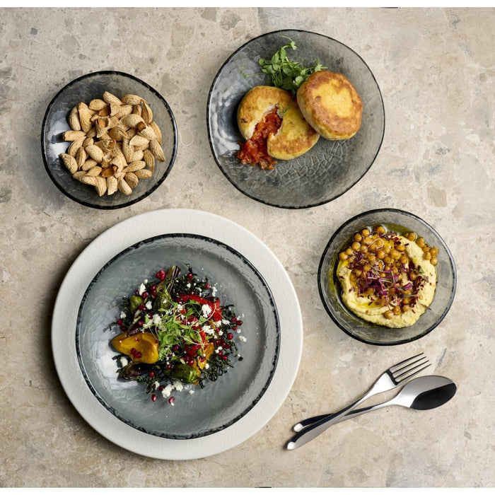 Churchill Viana Organic Glass Plates Dusk 295mm (6 Pack) Churchill