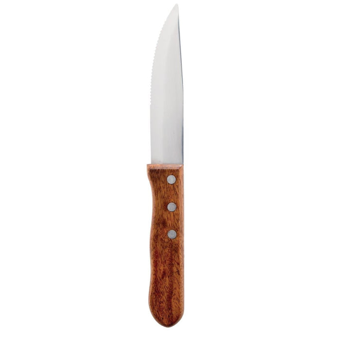 Olympia Jumbo Steak Knives with Rosewood Handles (12 Pack) Olympia