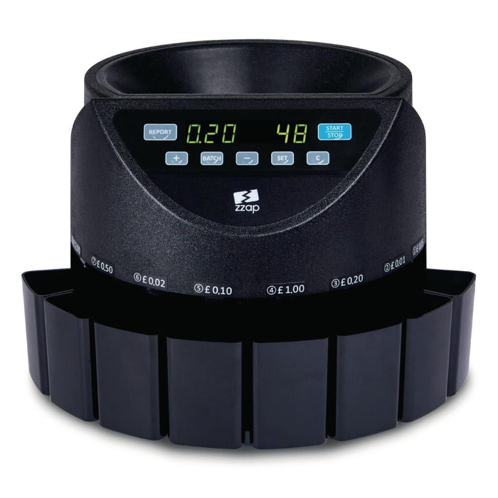 ZZap CS20 Coin Counter & Sorter 220 coins/min Zzap