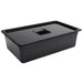 Vogue Polycarbonate 1/1 Gastronorm Container 150mm Black Vogue