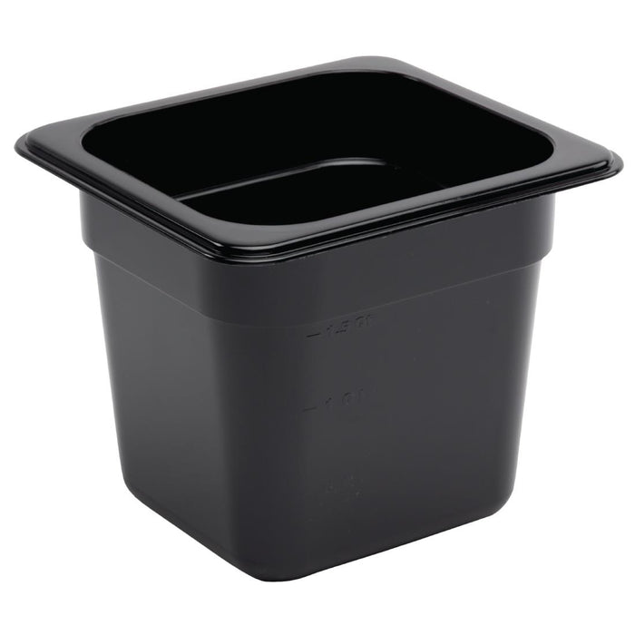 Capacity: 2.3Ltr. GN 1/6. Sixth Size. Depth: 150mm
