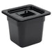 Vogue Polycarbonate 1/6 Gastronorm Container 150mm Black Vogue