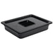 Vogue Polycarbonate 1/2 Gastronorm Container 65mm Black Vogue