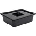 Vogue Polycarbonate 1/2 Gastronorm Container 100mm Black Vogue
