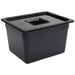 Vogue Polycarbonate 1/2 Gastronorm Container 200mm Black Vogue