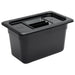 Vogue Polycarbonate 1/4 Gastronorm Container 150mm Black Vogue